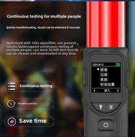 Alcoholímetro Comercial Multifunción con Sensor Semiconductor LED, Respuesta en 5s, Batería de Litio Recargable y Voz