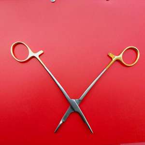 Olsen-hegar-Soporte de aguja con tijeras de sutura, 14cm, acero inoxidable, alemán, instrumentos médicos quirúrgicos de alta calidad - Product Image 4