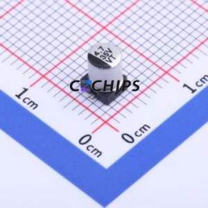 RVT1V4R7M0405 4.7UF 35V ตัวเก็บประจุอิเล็กโทรไลต์อะลูมิเนียมแบบ SMD, ขนาด D4xL5.4 มม. 20% 15mA-120Hz - Product Image 1