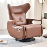 Fauteuil inclinable multifonctionnel moderne de style chinois pour salon, fauteuil de relaxation pivotant individuel
