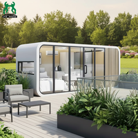 Vente en gros usine : Maison préfabriquée en panneaux sandwich en bois, avec conteneur amovible, design moderne et respirant, pour salon et entrée