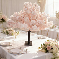 Arbre à fleurs de cerisier artificiel décoratif BL-AT01 en soie, avec éclairage LED pour extérieur