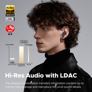 <span class=keywords><strong>SOUNDPEATS</strong></span> Capsule3 Pro Hybrid ANC auricular <span class=keywords><strong>3</strong></span> Mics ENC auriculares Bluetooth auriculares inalámbricos con certificación de audio de alta resolución - Product Image 2