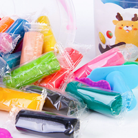 12 couleurs enfants jouets en gros pâte à modeler en argile douce pâte à modeler ultra légère argile à l'air sec créatif bricolage artisanat pâte à modeler