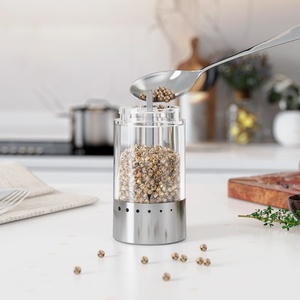 Custom Logo Salt and <b>Pepper</b> <b>Grinder</b> Gift Set Stainless Steel Usb Rechargeable Electric Salt And <b>Pepper</b> Mill With Stand - Product Image 5