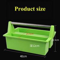 Boîte à outils vétérinaires portable en plastique pour fermes porcines, neuve, avec rangement suspendu, panier à outils agricoles très rentable
