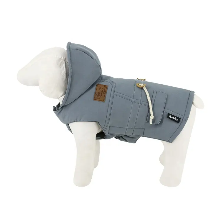 winter dog clothes durable dog jacket with hoodie warming pet apparel