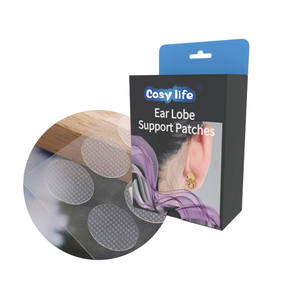 แผ่นรองรับใบหู - ที่ยึดต่างหูแบบใส - ป้องกันการฉีกขาดและลดแรงกด (60 แผ่น) - Product Image 2