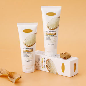 Detergente viso da uomo con polpa di riso grezzo - Controllo del sebo, delicato, non irritante, idratante per tutti i tipi di pelle - Product Image 4