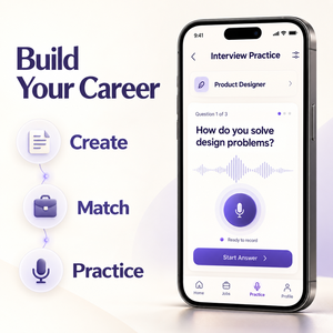 Développement d'applications de création de CV IA avancées pour iOS et Android avec génération de CV, correspondance des offres d'emploi et lettres de motivation LionCreate - Product Image 4