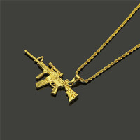 Collier avec pendentif, accessoire Hip-hop personnalisé pour hommes, à la mode
