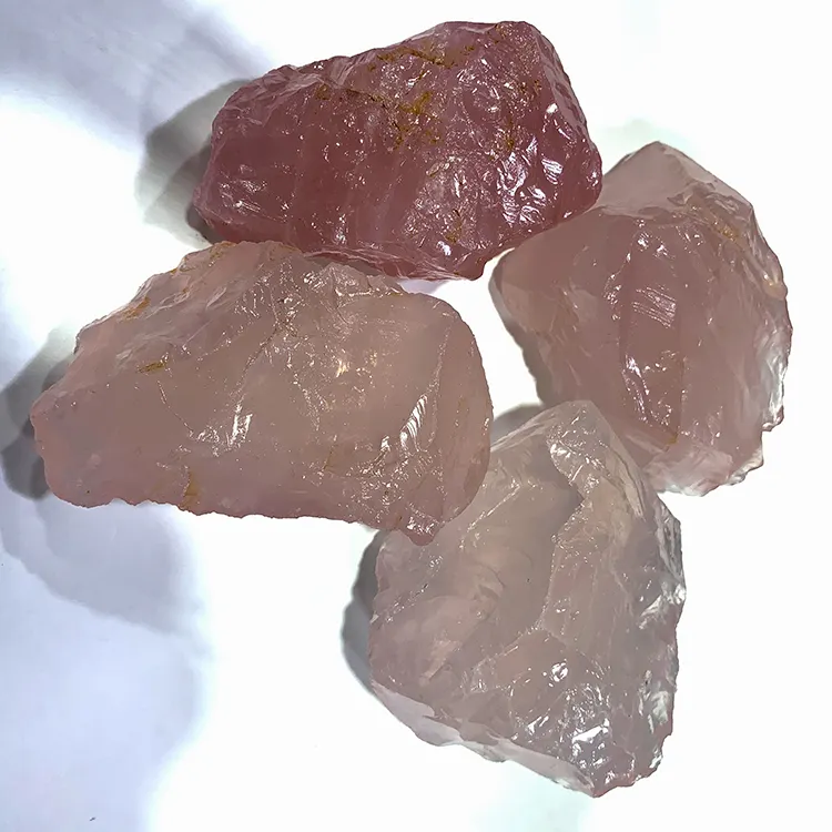 Wholesale High Quality Bulk Rose Quartz Chunk Rough Rose Quartz Cut Stone Raw Rose Quartz Gravel Stone For Healing