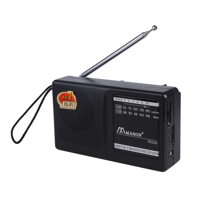 Mason Mini Radio Portable High Quality Pocket Size Am Fm Portable Radio