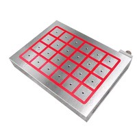 Table de fraisage CNC manuelle avec mors magnétiques électro-permanents super puissants à forte force de maintien en acier
