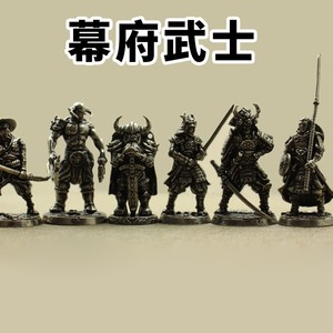 Bức tượng chiến binh <span class=keywords><strong>SAMURAI</strong></span> cổ điển, mô hình cổ xưa phức tạp với thanh kiếm và áo giáp, tác phẩm nghệ thuật kim loại sưu tập - Product Image 4