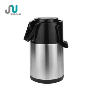 2.5L 3.0L 3.5L 4.0L 5.0L Wholesale stainless steel airpot thermos termo de agua coffee pot vacuum airpot for family & camping