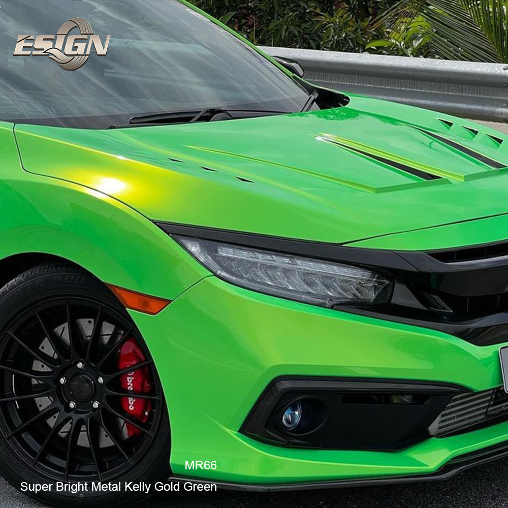 Super Bright Metal Kelly Gold Green