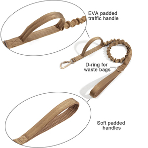 Alüminyum kanca klipler Bungee köpek eğitim tasma taktik elastik köpek oyuncağı <span class=keywords><strong>2</strong></span> kontrol kolu ile açar - Product Image 2