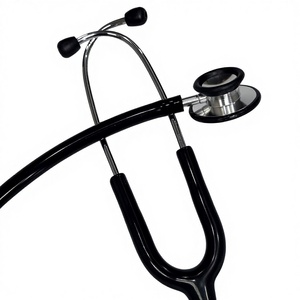Stéthoscope médical portable à double tête en aluminium, homologué CE, avec tube en Y coloré, pour hôpital, clinique et domicile - Product Image 2