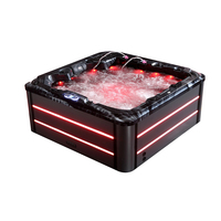 Baignoire spa chaude extérieure pour 7 personnes pour une fête de famille baignoire à jet baignoire spa chaude extérieure pour 5 personnes