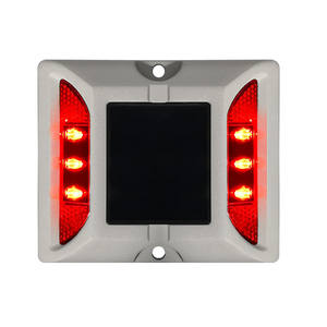 Nokin алюминиевый светодиодный маркер 3 м пластиковый отражающий солнцезащитные очки "кошачий глаз" дорожный отражатель на солнечной батарее цена - Product Image 1