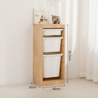 Étagère à livres en bois moderne pour enfants, boîte de rangement, jouets, livres, étagères, armoires de rangement pour chambre à coucher, école maternelle