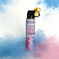 Poudre de couleur en spray 350 ml pour révélation du sexe, bleu rose, en conserve, pour fête prénatale, accessoires d'ambiance