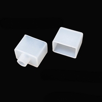 Bouchon en silicone droit à LED personnalisé pour lampe à manchon en silicone, capuchon de lampe pour conduit basse tension, capuchon de fin de ligne