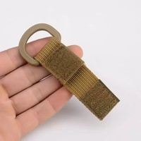 Boucle tactique Molle en forme de D pour sangle de sac à dos, support de clé pour bouilloire en forme de T, pour fixation sur sangle de sac à dos