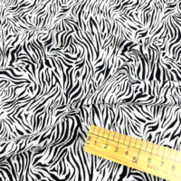 Tissu Seersucker 100% Coton Imprimé Zèbre 80 g/m² Froissé au Sel Tissé 50 pouces pour Robe Chemise Blouse Prêt à Expédier