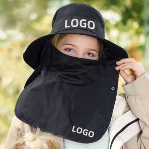 Women's Summer Sun Hat Bucket Hat Breathable UV Protection Full Face Cover Outdoor <b>Cycling</b> Hat - Product Image 1