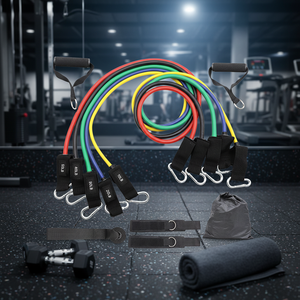 Ensemble de 11 bandes de <span class=keywords><strong>résistance</strong></span> élastiques en TPE sans latex, très résistantes, pour la salle de sport, la remise en forme et l'entraînement - Product Image 3
