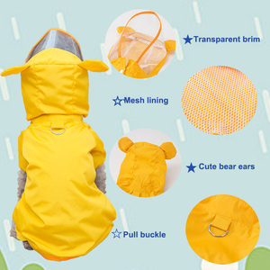 Imperméable imperméable pour animaux de compagnie Cartoon <span class=keywords><strong>Poncho</strong></span> à quatre pattes pour chiot de petite et moyenne taille - Product Image 3