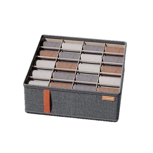 Modern Cationic Wardrobe Drawer-style Rectangular Mesh Underwear <strong>Bra</strong> Storage <strong>Organizer</strong> Foldable <strong>Stackable</strong> Compartments Clothing - Product Image 5