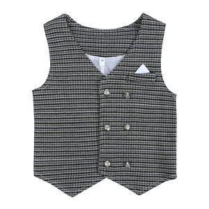 Vêtements pour enfants garçons, costumes pour enfants, tenues pour bébés, robe de fête d'anniversaire avec cravate, ensemble de vêtements pour tout-petits - Product Image 4