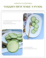 Snack Vegetal Saludable y Bajo en Grasas, Listo para Comer, Chips de Rábano Verde Deshidratados y Fritos al Vacío para el Hogar