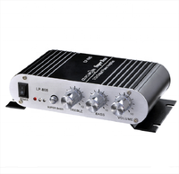 LP-808 MINI araba güç amplifikatörü dijital oynatıcı Hi-Fi Stereo CD MP3 MP4 PC hoparlör motosiklet ev süper bas 2-CH ses AMP