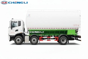 รถบรรทุกขนส่งอาหารสัตว์ขนาดใหญ่ Dongfeng 6x4 สำหรับงานหนัก  ความจุสูง สำหรับฟาร์มปศุสัตว์  ปรับแต่งได้ทั้งพวงมาลัยซ้าย/ขวา - Product Image 2