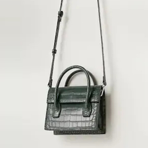 <span class=keywords><strong>Riñonera</strong></span> de cuero Croc vegana con logotipo personalizado para mujer, bolso cruzado con cinturón, a la moda - Product Image 2