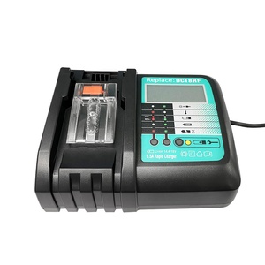 Cargador Rápido DC18RF 14.4V/18V 6.5A con Pantalla LCD para Baterías Makita de 18V BL1850 BL1860 BL1830 con Sistema de Refrigeración - Product Image 1