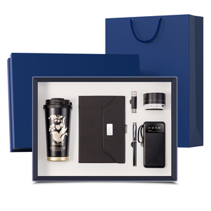 Bas quantité minimale de commande personnalisé en gros cadeau promotionnel ensemble tasse ordinateur portable clé USB stylo haut-parleur batterie externe cadeaux de bureau d'affaires - Product Image 4