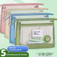 Sac de classement double couche en maille pour documents, grande capacité, vente en gros du fabricant