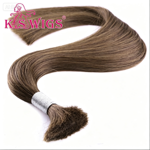 Cheveux humains en vrac Remy, 100 grammes par paquet, 12-30 pouces, textures SW CW DW EW IW KC KS LW NW TLW WW pour tresses, tissages et perruques - Product Image 6