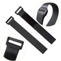 Sangle de fixation élastique personnalisée, flexible, auto-agrippante, résistante à la chaleur, écologique, avec boucle auto-agrippante pour câbles
