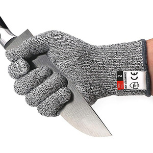 Gants de protection anti-coupure HPPE Grade 5 EN388 CE pour la cuisine, l'abattage, le jardinage, la menuiserie et la sculpture - Vente en gros usine <span class=keywords><strong>Ekai</strong></span> EK-AG01 - Product Image 2