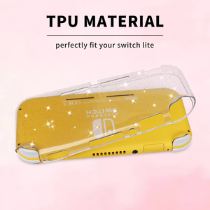Funda Protectora Transparente de TPU Suave con Brillantina para Consola de Videojuegos Lite, Cubierta Protectora para Switch Lite - Product Image 2