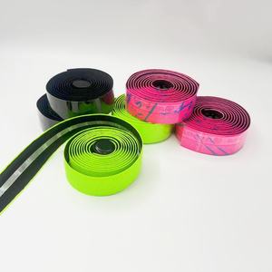 工場直販 2150×30×3mm 2バープラグ付き自転車ハンドルバーテープ カラフルEVA製パンチング加工 ロードバイク・キッズバイク向け - Product Image 2