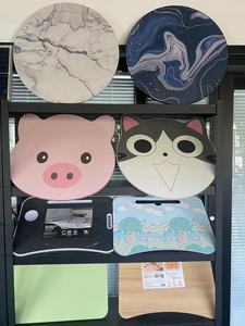 Support pliable pour ordinateur portable, <span class=keywords><strong>table</strong></span> paresseuse, fente pour carte, Support de bureau, motifs personnalisés, hauteur réglable, bureau d'ordinateur pliable - Product Image 6