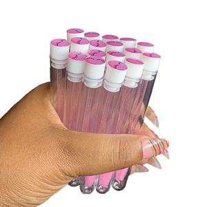Custom Nylon Eyelash Cleaning <b>Brush</b> Set with Shampoo Cleanser Tweezers Tube and Plastic Handle - Product Image 1