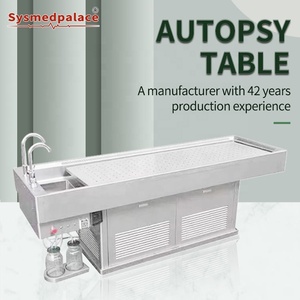 Mesa <span class=keywords><strong>de</strong></span> Autopsia Eléctrica Elevadora Sysmedpalace, Mesa <span class=keywords><strong>de</strong></span> Disección Forense Resistente <span class=keywords><strong>a</strong></span> la Corrosión - Product Image 1